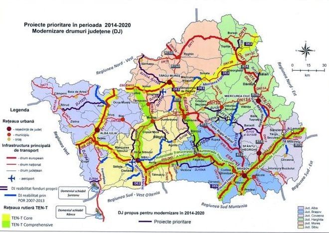 Proiecte de infrastructură pentru judeţul Mureş