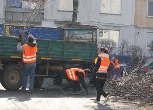 Curăţenie de primăvară la Târgu-Mureş