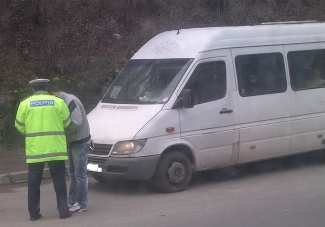 Transportatori din Mureş, verificaţi de poliţişti