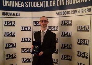 Alex Suciu de la UPM, premiat de Uniunea Studenţilor din România