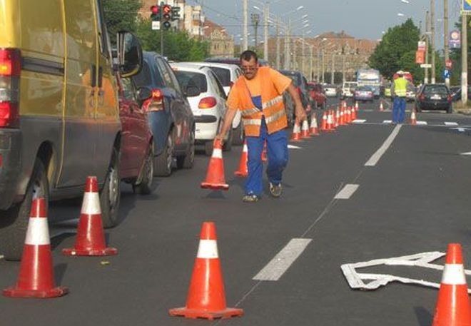 Sumă cu 6 zerouri pentru marcajele rutiere din Târgu-Mureş