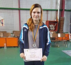 Spadasina Schlier Zsuzsa, vicecampioană la juniori