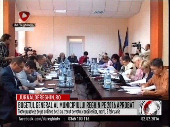 Bugetul general al municipiului Reghin pe 2016 aprobat