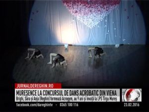 Mureşence la Concursul de dans acrobatic din Viena