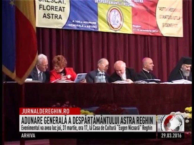 Adunarea Generală a Despărţământului ASTRA