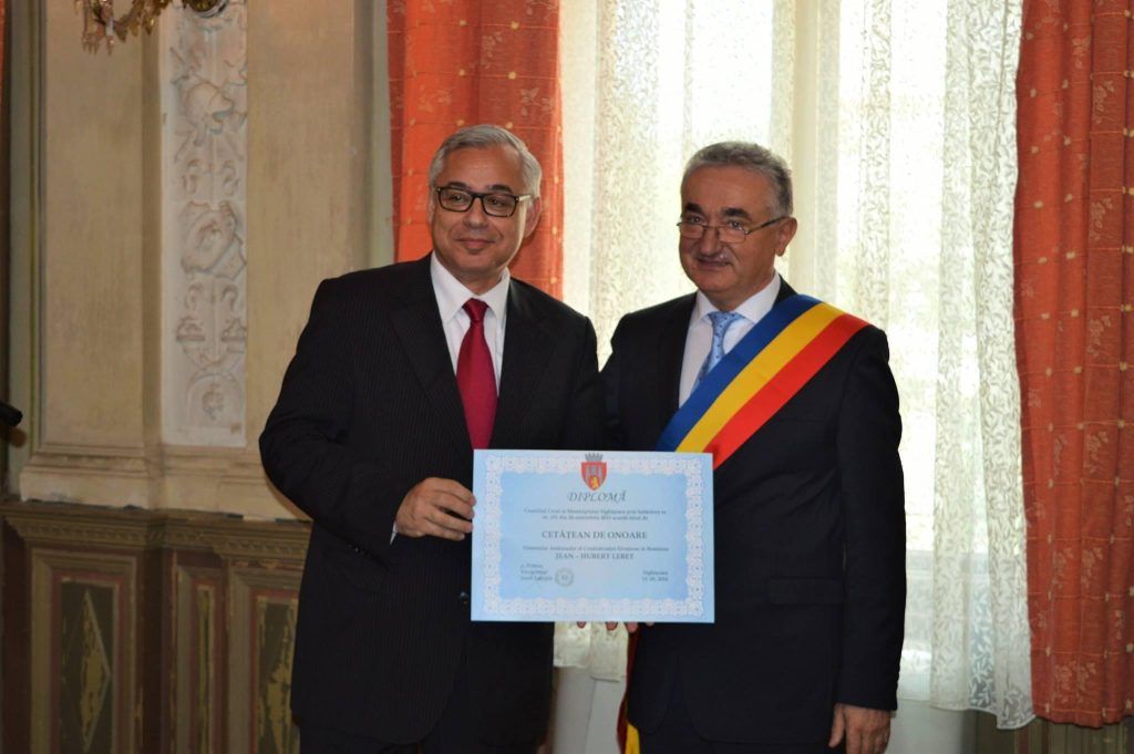 Ambasatorul Elveției în România, cetățean de onoare al Sighișoarei