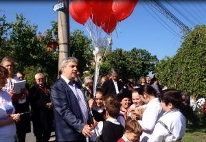 VIDEO: Baloane eliberate de copii, la Zilele Sângeorzene 2016