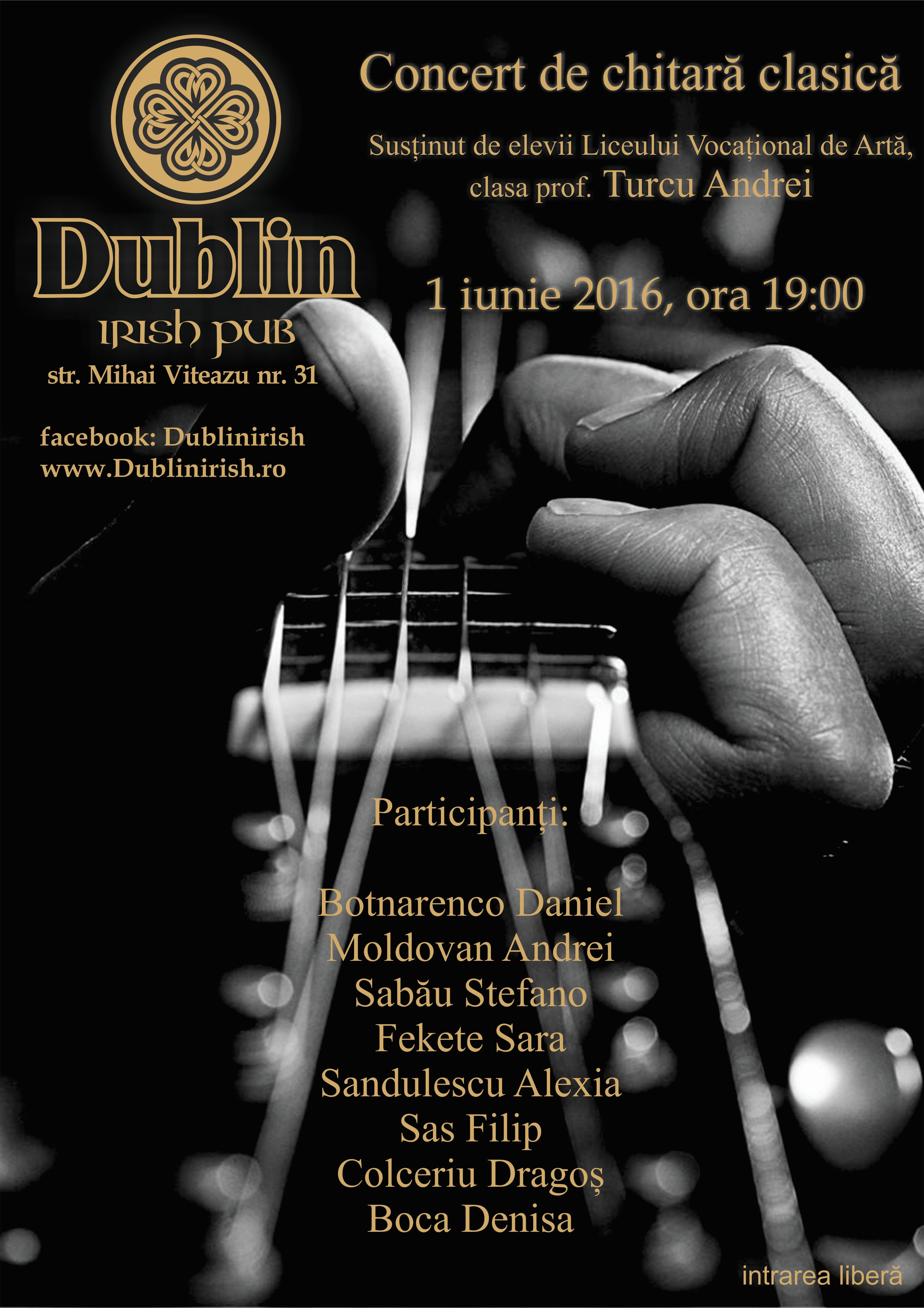1 iunie special la Dublin Irish Pub !