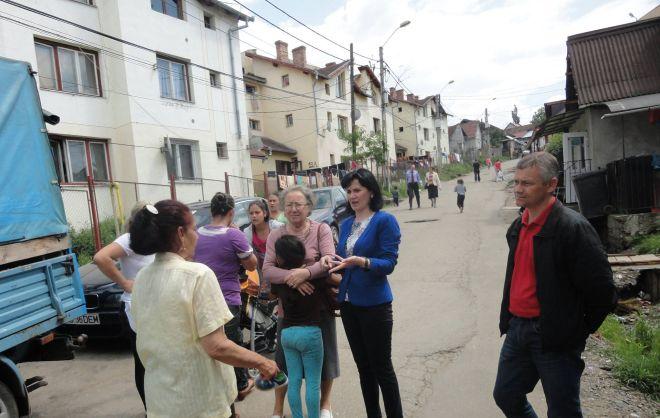 Ionela Ciotlăuş, vizită pe strada Păşunii