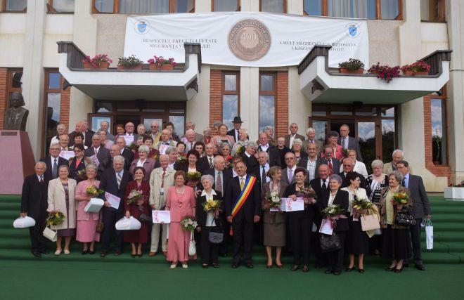 Nunta de Aur pentru 38 de cupluri din Târgu-Mureş