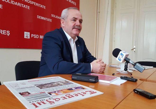 Interviu cu deputatul Vasile Gliga, preşedintele PSD Mureş