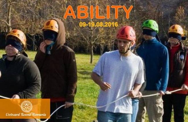 Training Ability, organizat de Outward Bound România
