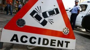 Accident rutier produs pe fondul nepăstrării distanţei de siguranţă în mers