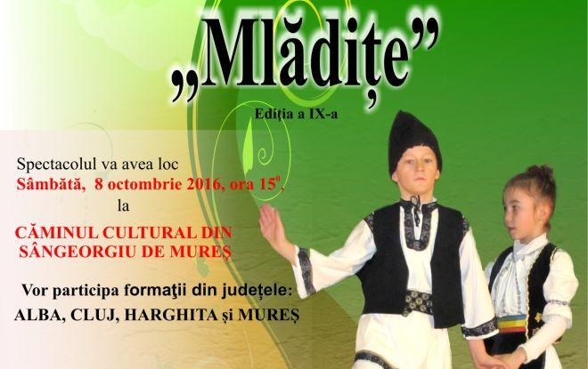 Festivalul „Mlădiţe”, la Sângeorgiu de Mureş