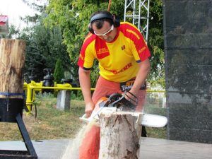 Show STIHL Timbersports cu lotul naţional al României
