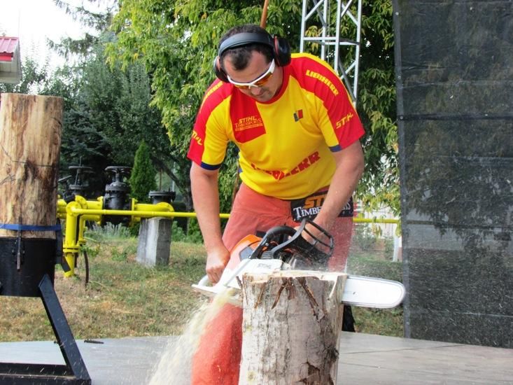 Show STIHL Timbersports cu lotul naţional al României