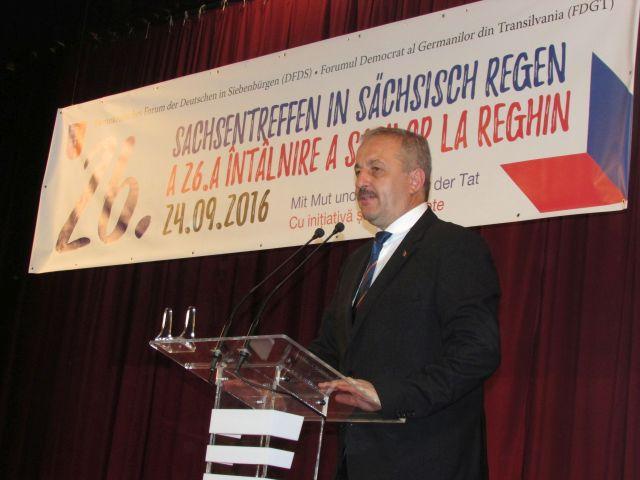 Vasile Dâncu, oaspete de onoare la Întâlnirea Saşilor din Transilvania