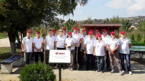 20 de voluntari E.ON au plantat arbuști la Târnăveni