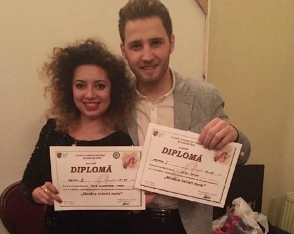 Alexandra Puia- premiată la festivalul „Muzica inimii mele”