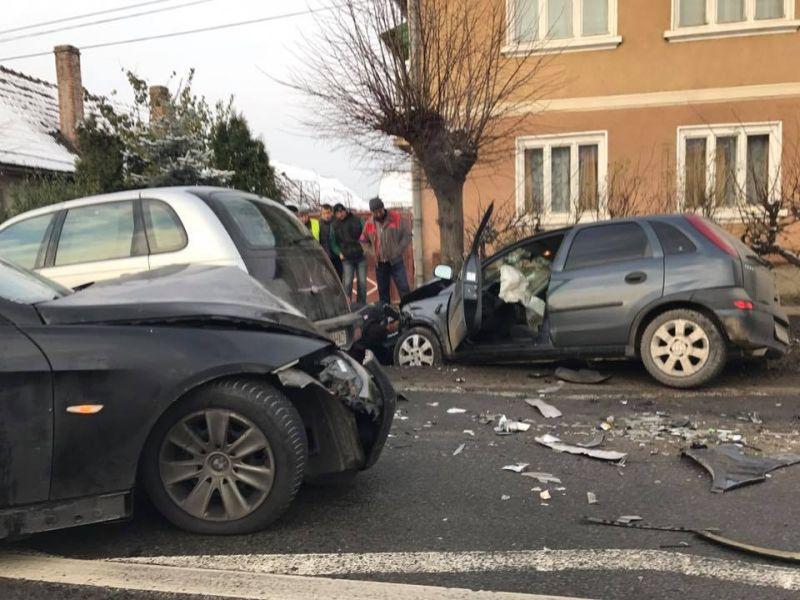 Accidente rutiere cu răniți pe străzile din Mureș