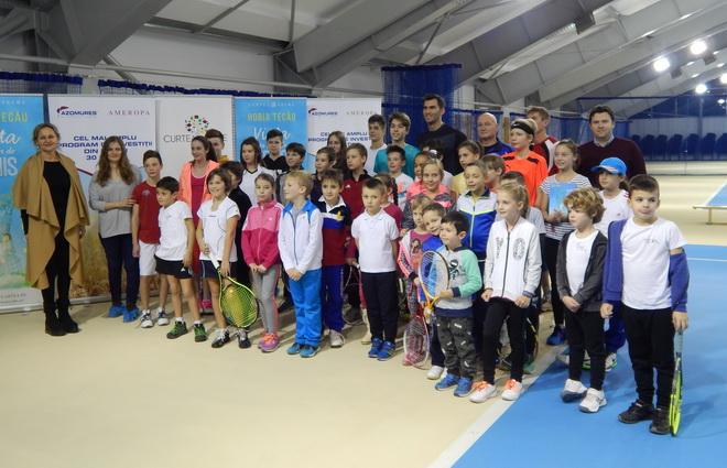 FOTO, VIDEO: Lecţie de tenis şi de viaţă, cu Horia Tecău