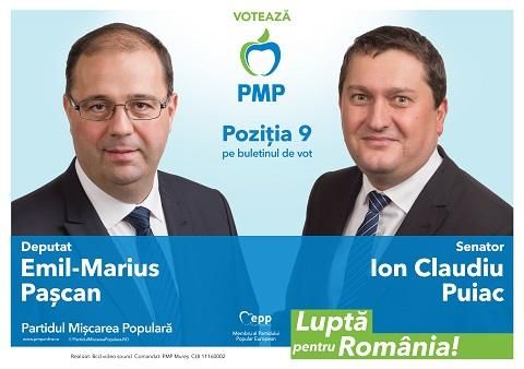 Proiectele candidaților Partidului Mișcarea Populară Mureș