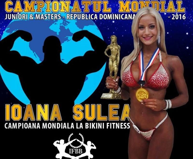 Ioana Șulea, campioană mondială la bikini fitness