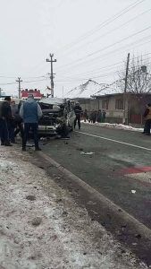 Accident rutier cu trei victime în Morăreni