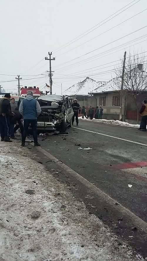 Accident cu doi răniți la Brâncovenești