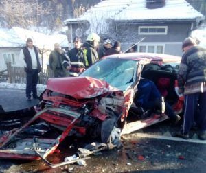 Accident rutier cu victime în localitatea Stânceni