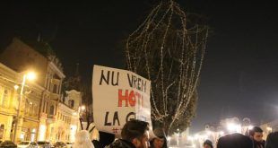 Protest în Tîrgu Mureș