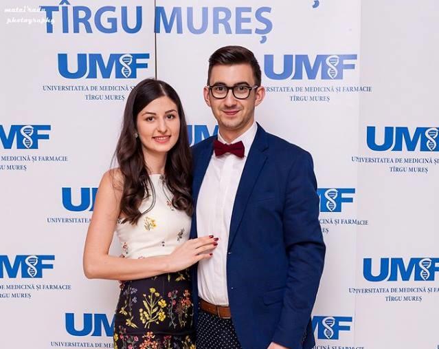 Sanda Pop și Andrei Petruț, o poveste de dragoste din mediul academic al UMF Târgu-Mureş