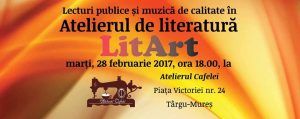 Poezie și muzică în 28 februarie la Atelierul de Literatură LitArt