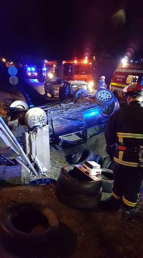 Accident rutier cu patru victime, în Corunca