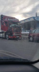 Accident rutier în apropiere de Azomureș