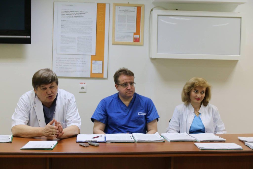 Intervenţie în premieră locală, la Clinica de Cardiologie a Spitalului de Urgență