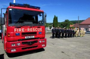 FOTO: Pompierii britanici, la un nou gest de suflet pentru județul Mureș