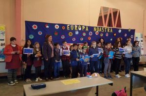 FOTO: Concurs despre „Europa noastră”, la Şcoala Gimnazială din Ogra