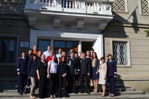 Delegaţie din Ucraina, în vizită la Poliţia Mureş