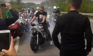 VIDEO: Motoare turate la maxim în memoria motociclistului Silaghi Adrian Andrei