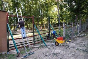 Lucrări de reparaţii şi de întreţinere la Zoo Târgu-Mureş