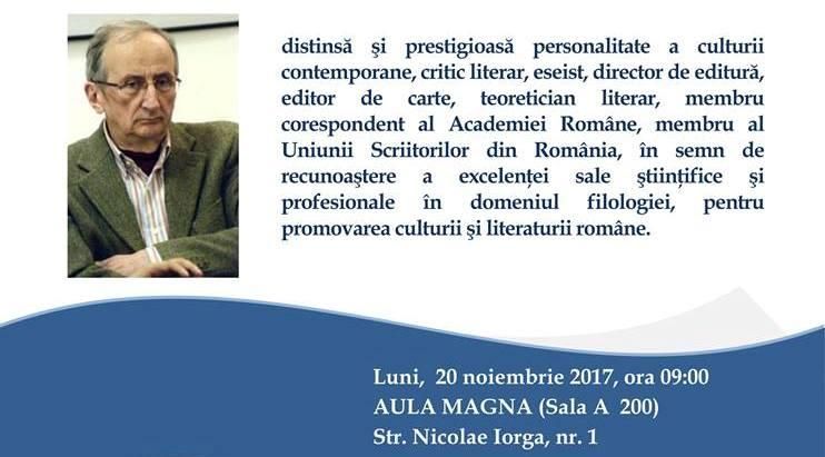 Mircea Martin, Doctor Honoris Causa al UPM