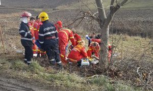UPDATE: Accident la Cerghid. O victimă în stare gravă