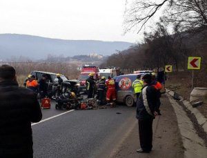 UPDATE. Accident grav la Sighișoara. O persoană a decedat