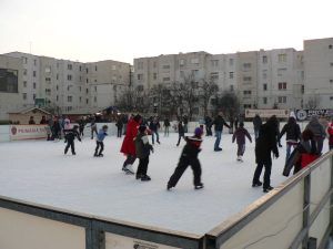 Interes mare pentru patinoarul din Sighișoara