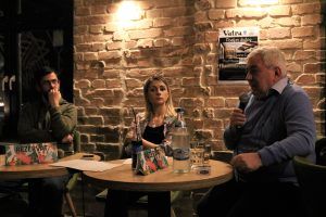 FOTO: Vlad Moldovan și Roxana Cotruș au inaugurat seria „Poeți în dialog”