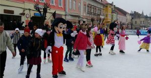 Carnaval pe gheață la Sighişoara