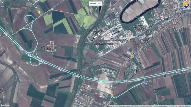 VIDEO: Prima filmare aeriană a tronsonului de autostradă Luduş – Cheţani