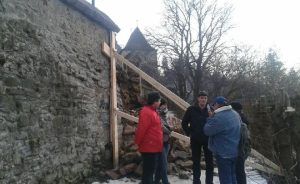 Surparea zidului Cetăţii Sighişoara, investigată de Institutul Național al Patrimoniului