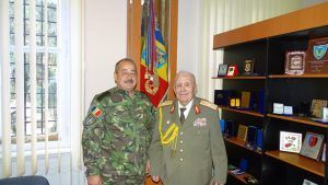 Generalul de brigadă în retragere Marin Ştefănescu, la „borna” 98. La Mulţi Ani, cu sănătate!